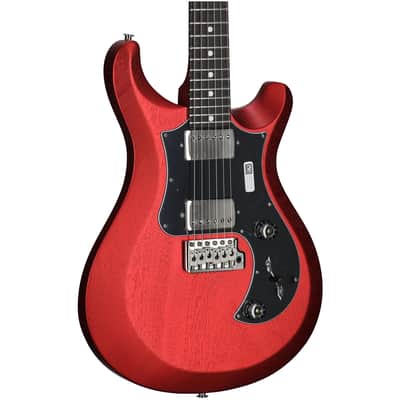 PRS Paul Reed Smith S2 Standard 24 Satin Pattern Thin Electric Guitar (with Gig Bag), Satin Red Apple Metallic image 1