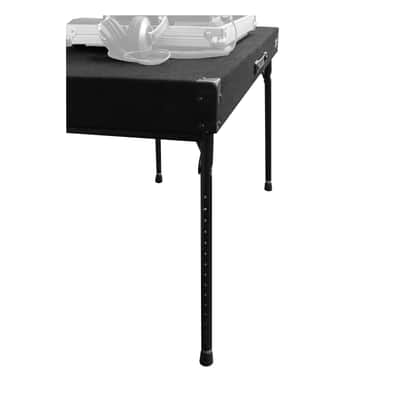 Odyssey CTBC2048 Carpeted Portable Pro DJ Work Table w Adjustable Folding Legs - Open Box Mint image 5