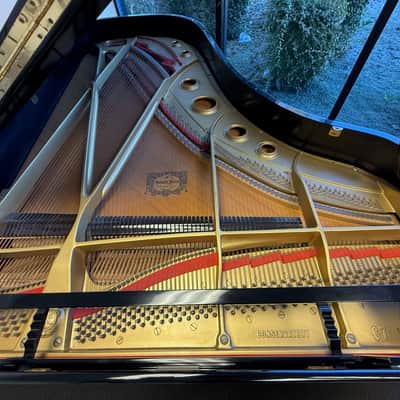 Terry Bozzio's Missing Persons 1983 Yamaha C7 Grand Piano. Polished Ebony image 6