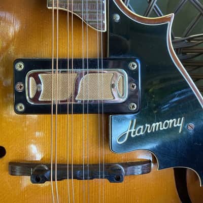 Harmony H-35 "Batwing" electric mandolin image 17