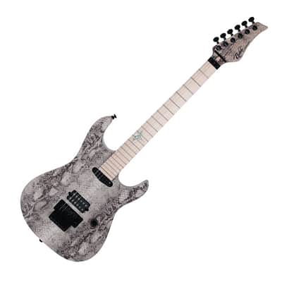 Reedoox Snake Skin 2014 FR Floyd Rose Push Pull Unique Graphic Electric Guitar 2 image 1