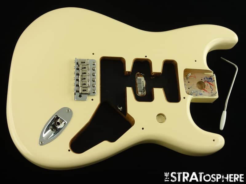 Fender Jimmie Vaughan Strat BODY w/ HARDWARE, Stratocaster, Olympic White! image 1
