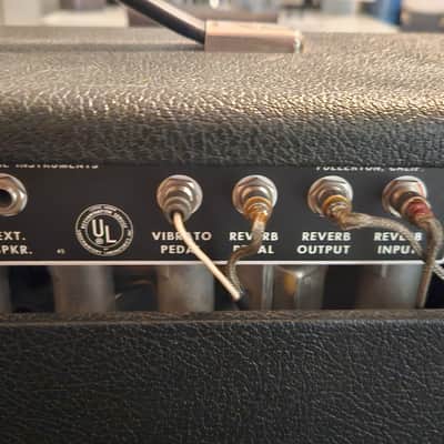 Fender Deluxe Reverb "Drip Edge" 2-Channel 22-Watt 1x12" Guitar Combo 1968 - 1969 - Silverface image 6