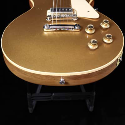Vintage 1974 Gibson Les Paul Deluxe 1974 - Goldtop with P90s and Original Mini Humbuckers image 9