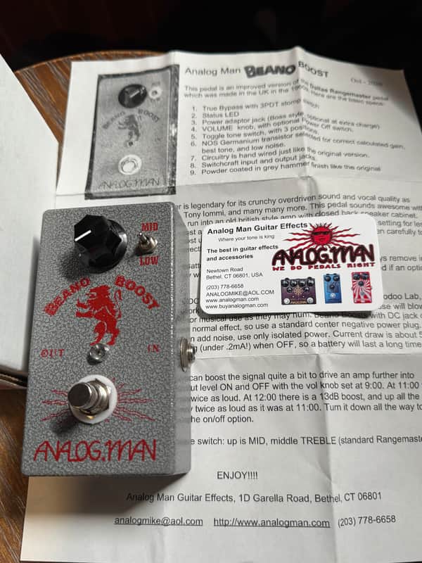Analogman Beano Boost