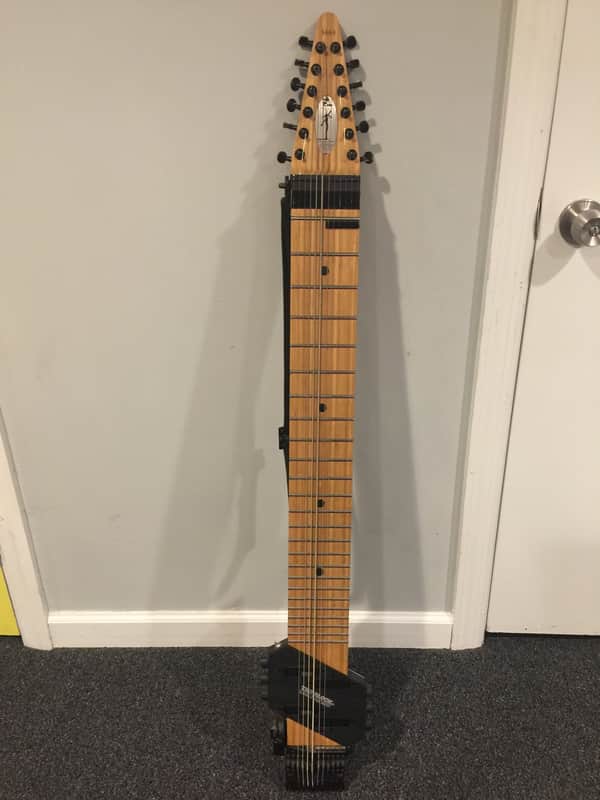 Stick Enterprises Chapman Stick 12-String Grand Stick Dark Bamboo w/Roland GK3 MIDI Pickup & gig bag image 1