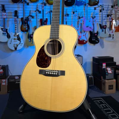 Martin OM-28 Left Handed Standard Series Acoustic Guitar - Natural w Aging Toner 796 GET PLEK’D! image 3
