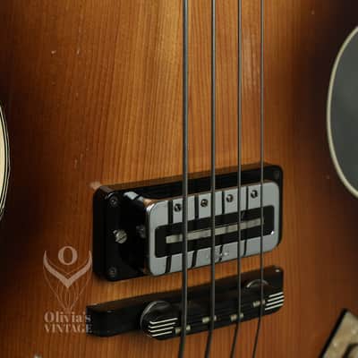 1966 Hofner 500/1 Violin Beatle Bass Sunburst image 5