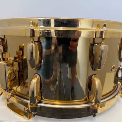 Pearl Brass 90’s? 14x6.5 Snare image 2