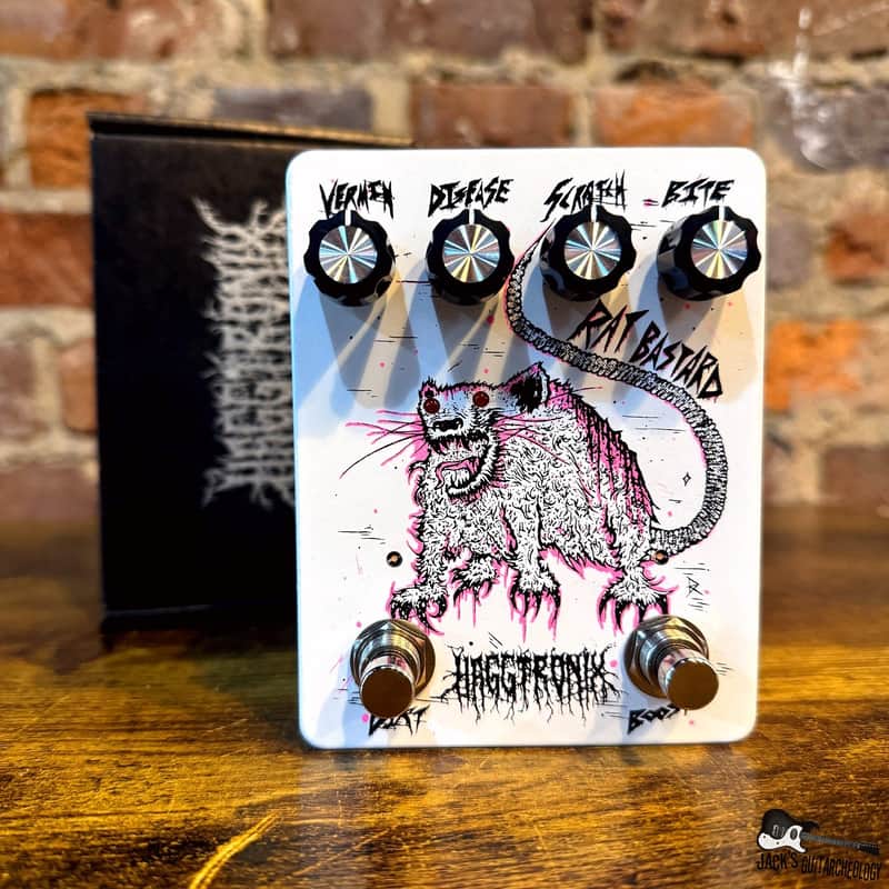 Haggtronix Rat Bastard V2 Boost/Distortion *NEW* (2020s - White) image 1