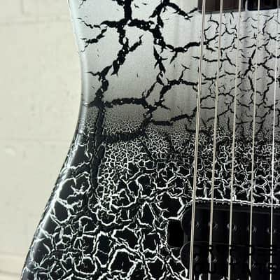 Schecter USA Custom Shop John Browne Signature Zenith 7 Baritone 7-String Electric Guitar w/ Case - Fracture White image 5