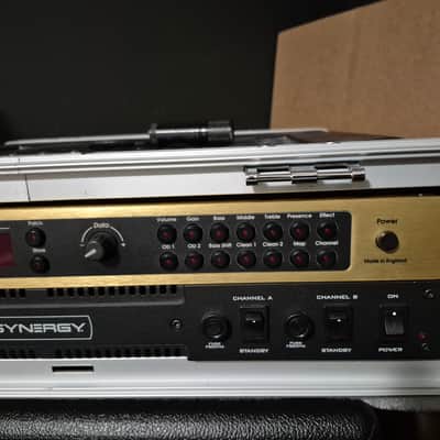 MARSHALL JMP-1 VALVE MIDI PREAMP MODDED 90's - Gold and Black image 4
