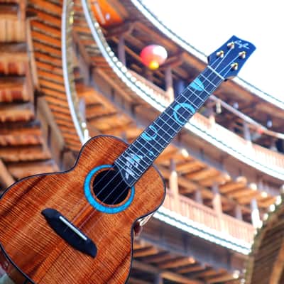 kaifen custom 5A hawaiian koa concert ukulele image 5