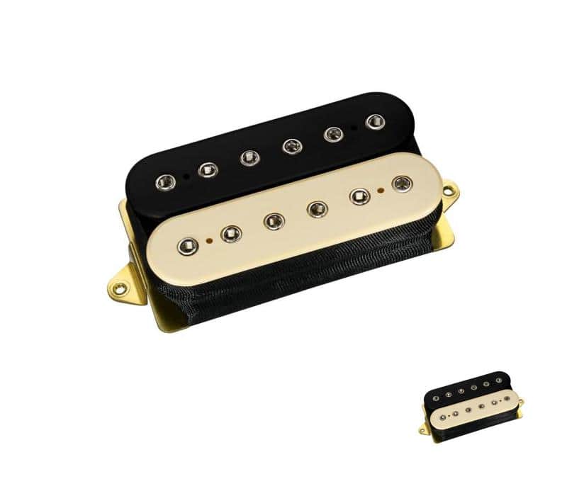 DiMarzio DP100 Super Distortion Humbucker Pickup -F-spaced-Black and Cream -NEW image 1