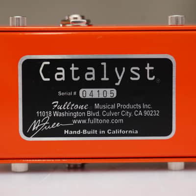 Fulltone Catalyst Overdrive Guitar Effects Pedal #59187 image 10