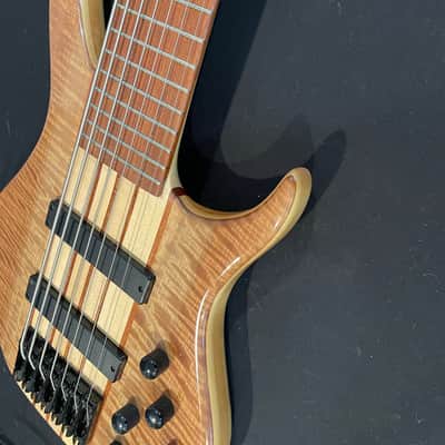 IYV IBSY-700 Natural Finish 7-String Bass - BEAUTIFUL WOOD image 7