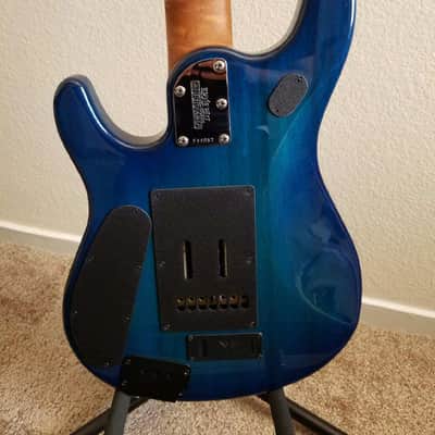 Ernie Ball Music Man JP7 PDN 2014 Neptune Blue image 10