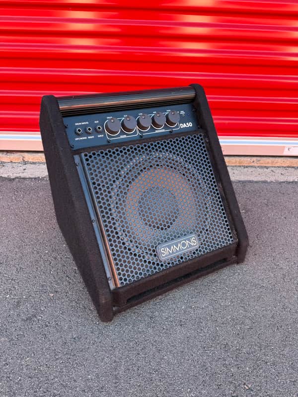 Simmons DA50 Electronic Drum Set Monitor 2010s - Black image 1
