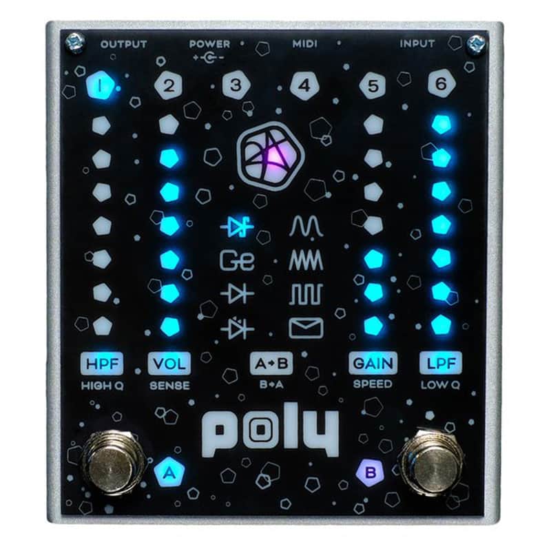 Poly Effects Josh Smith Flat V 2-Channel Overdrive Pedal w/ TRS MIDI image 1