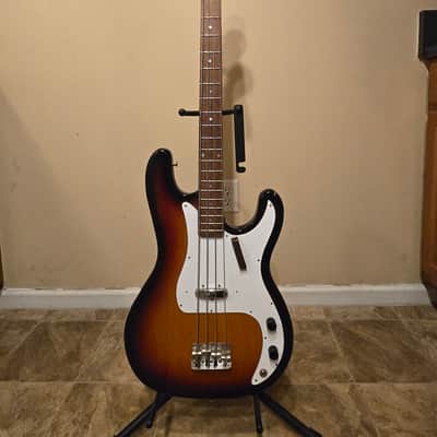 Maya/Teisco/Kent Short Scale Precision Bass Copy Vintage 1960s Japan image 1