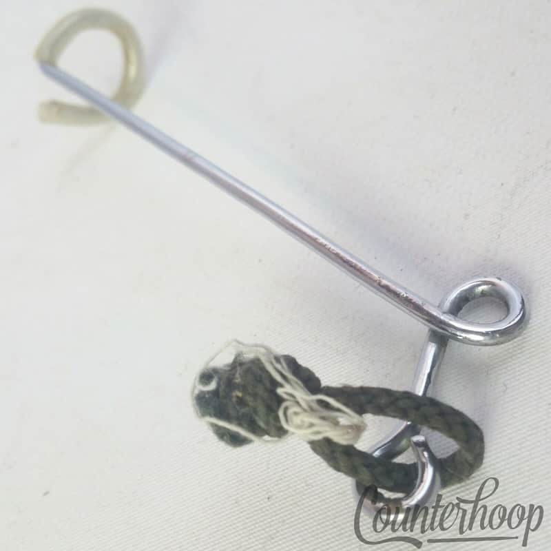 *Duplex Triangle Holder Rod Vintage 30s USA Chrome Percussion Instrument Parts* image 1