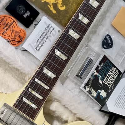 Gibson Custom Shop Johnny Winter 1964 Firebird V Murphy Lab Aged 2021 - Polaris White[GTK017] image 7