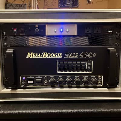 Mesa Boogie Bass 400+ 2-Channel 500-Watt Rackmount Bass Amp Head (7-Band EQ) 1990 - 2009 - Black image 5