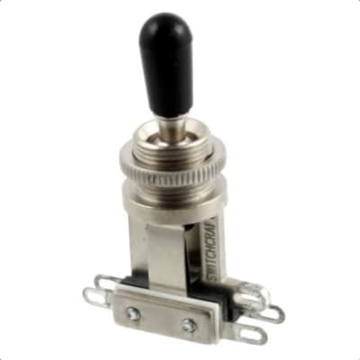 Switchcraft Short Frame 3-Way Guitar Toggle Switch-Nickel