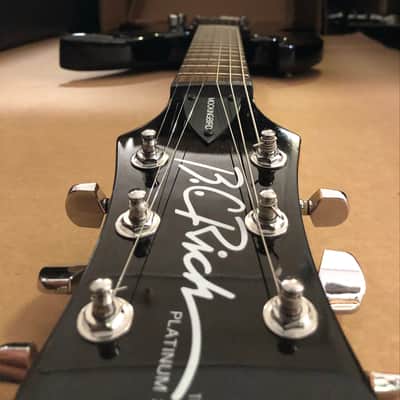 B.C. Rich Platinum Series Mockingbird 2002 - Gloss Black - Korea image 18