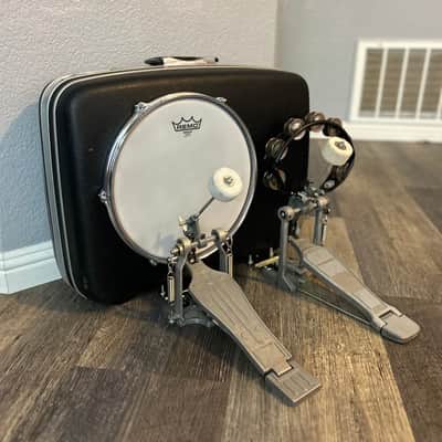 “BLACK WIDOW” busker style suitcase drum by Vintage Suitcase Kick Drums image 2