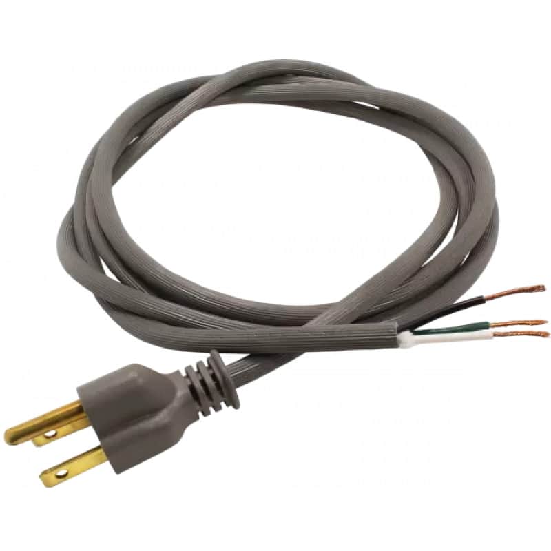 Cord - Power, 18 AWG, 3 Conductor, SVT, 6 ft, Gray image 1
