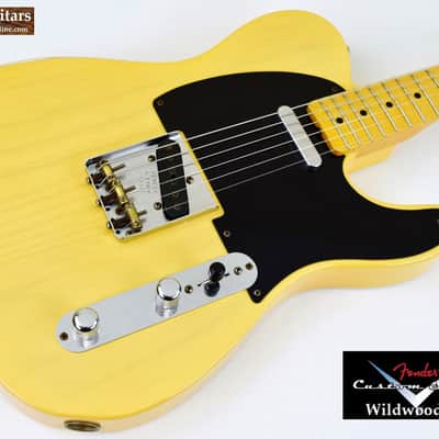 Fender Custom Shop Wildwood "10" '52 Relic Telecaster 2011 Faded Nocaster Blonde image 4