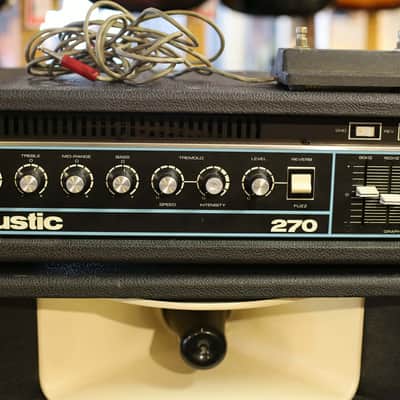 Acoustic 270 Bass Amp and 201 Cab image 4