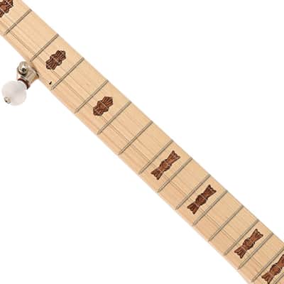 Deering Goodtime Two (2) LEFT HANDED 5-String Maple Resonator Bluegrass Banjo Bronze Powercoat Hardware, Art Deco Inlay with Instrument Alley Gig Bag, Strings, Mute, Tuner, Picks, Bundle image 3
