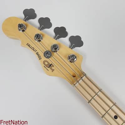 G&L Tribute Fallout Bass Candy Apple Red Lefty 4-String Short Scale Bass Left Handed 8.92 Pounds image 8