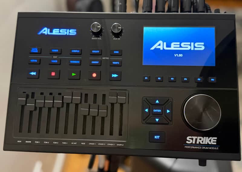 Alesis Strike Pro Special Edition Module w/ Power Supply Harness Back Plate image 1
