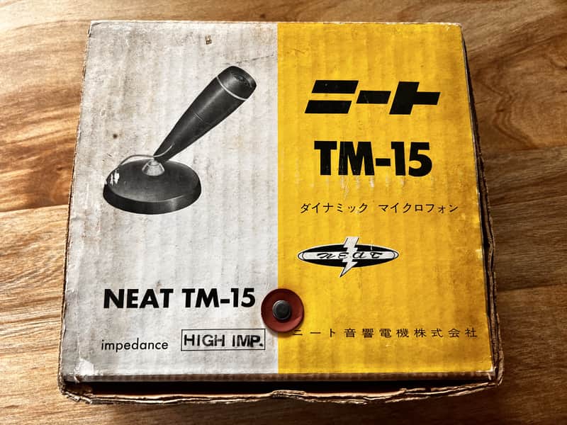 Vintage Neat Microphone TM-15 1960s(?) image 1