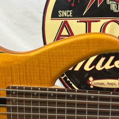 Yamaha TRBX605FM 5-String Electric Bass- Matte Amber image 3