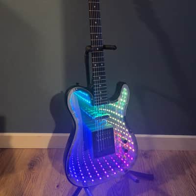 Harley Benton TE-20HH SBK Standard Series Infinity Mirror Electric Guitar image 10