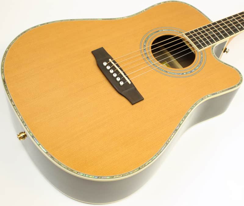 2016 Zager ZAD-80CE Dreadnought Acoustic-Electric Guitar w/HSC #160112921 image 1