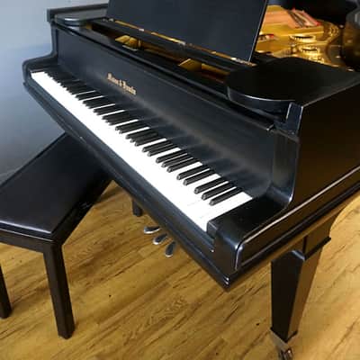 Mason Hamlin Model A Grand Piano Ebony Satin image 5
