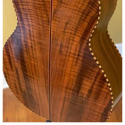 Insanely Gorgeous Hand-Made Small Jumbo Acoustic (Spruce/Claro Walnut) image 4