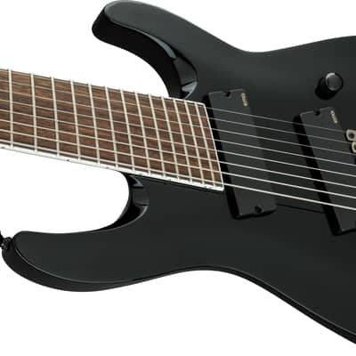 Jackson X Series Soloist Arch Top SLAT8 MS Laurel FB Multi-Scale Gloss Black image 7