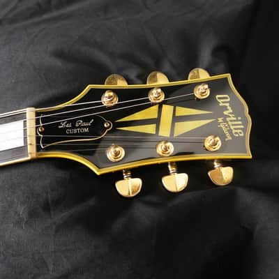 RARE Orville by Gibson LPC-57B Les Paul Custom '57 Reissue – Black Beauty MIJ 1993 Ebony image 6