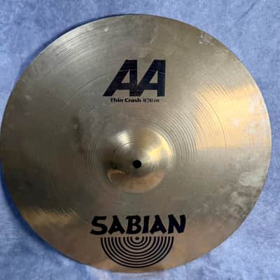 Sabian 16" AA Thin Crash Cymbal 2009 - 2014 - Brilliant image 1