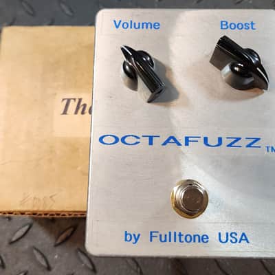 Fulltone Octafuzz Serial #85 Original Vintage Label Maker 1990's Octave Octa Fuzz Tycobrahe Octavia Variant Ultimate image 2