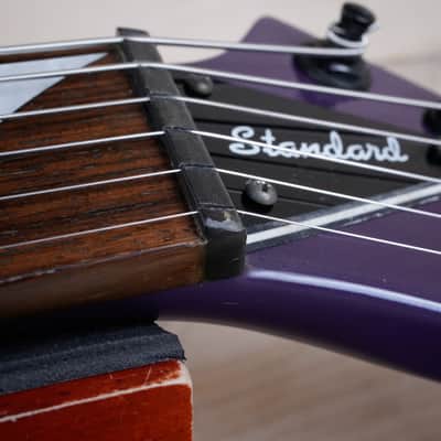 Jackson Randy Rhoads V RR Standard MIJ Neck Thru 1993 Blue Purple Japan w/ Bag image 11