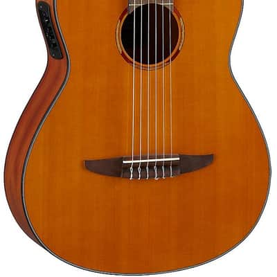 Yamaha NCX1C, Nylon strings Classical Acoustic Electric Guitar - Natural image 4