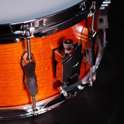 British Drum Company 14" x 6.5" Big Softy Series Cherry and Balsa Snare Drum image 3