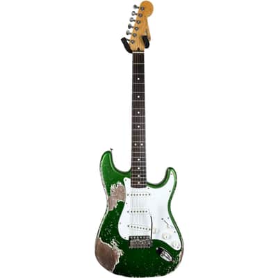 Fender MJT 60s Reissue Stratocaster - Candy Apple Green - Heavy Relic image 3